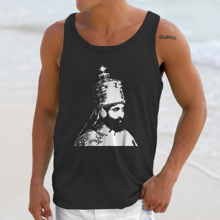 The King Stands Haile Selassie Crown Unisex Tank Top Gifts for Her