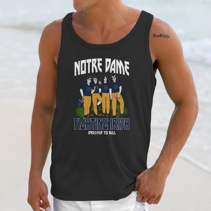 Kiss Notre Dame Fighting Irish Unisex Tank Top Gifts for Her