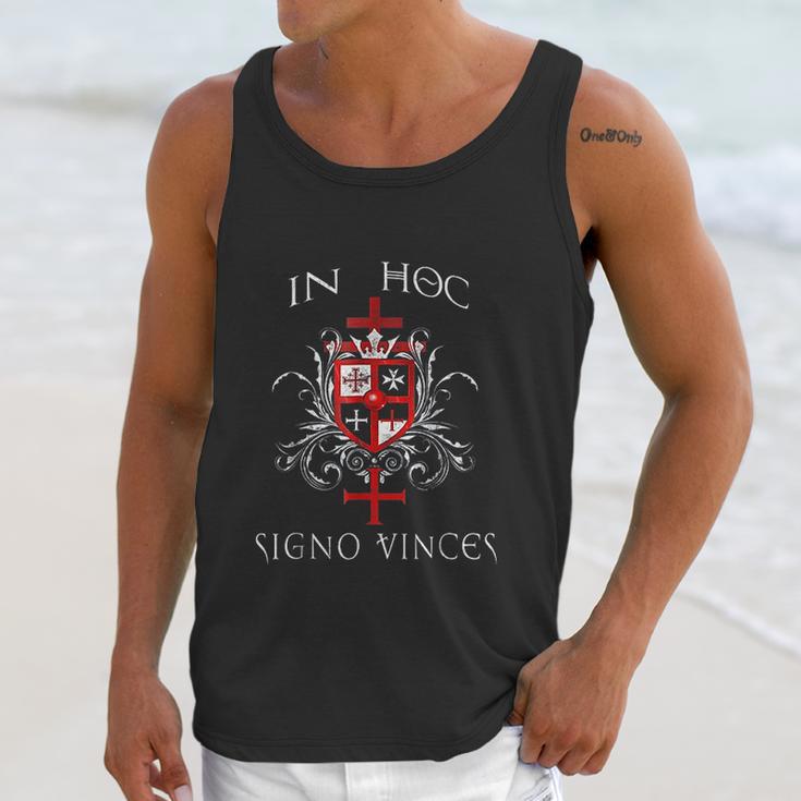 Knights Templar In Hoc Signo Vinces Unisex Tank Top Gifts for Her