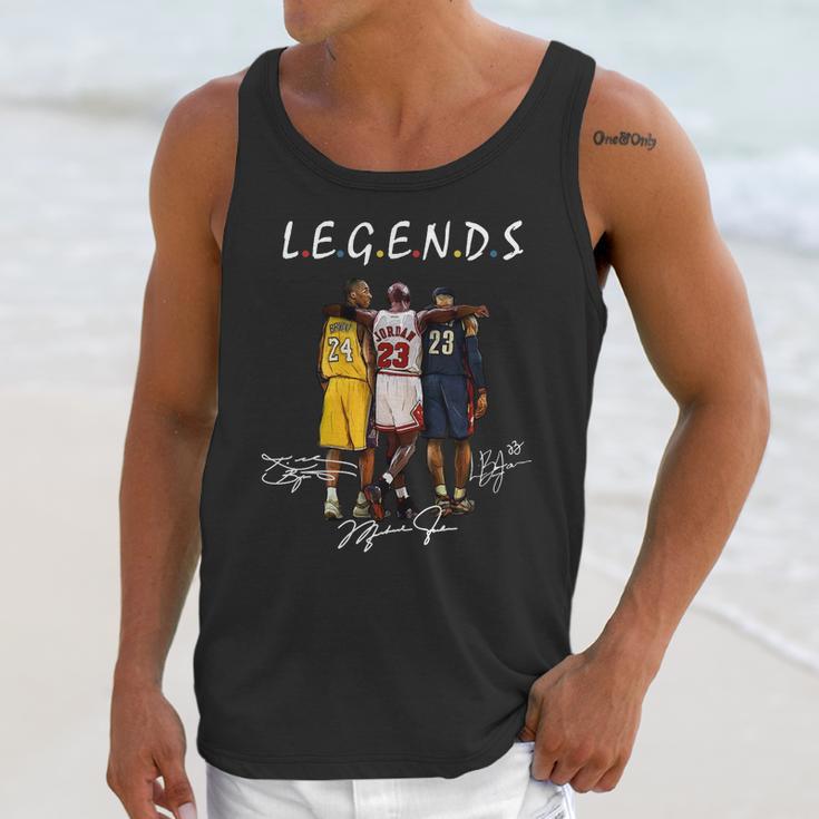 Kobe Bryant Michael Jordan And Lebron James Legends Friends Shirt Unisex Tee Unisex Tank Top Gifts for Her