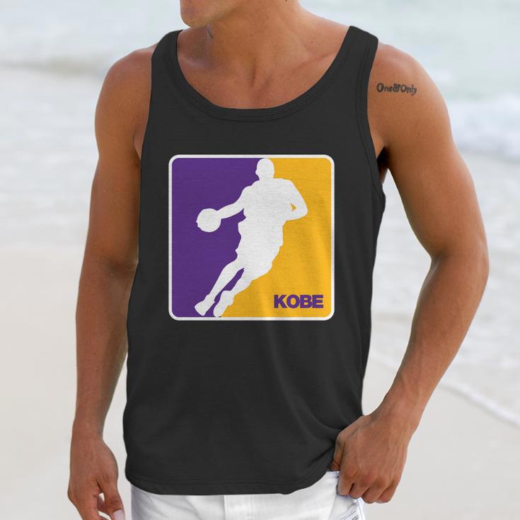 Kobe Nba Lakers Logo Rip Kobe Unisex Tank Top Gifts for Her