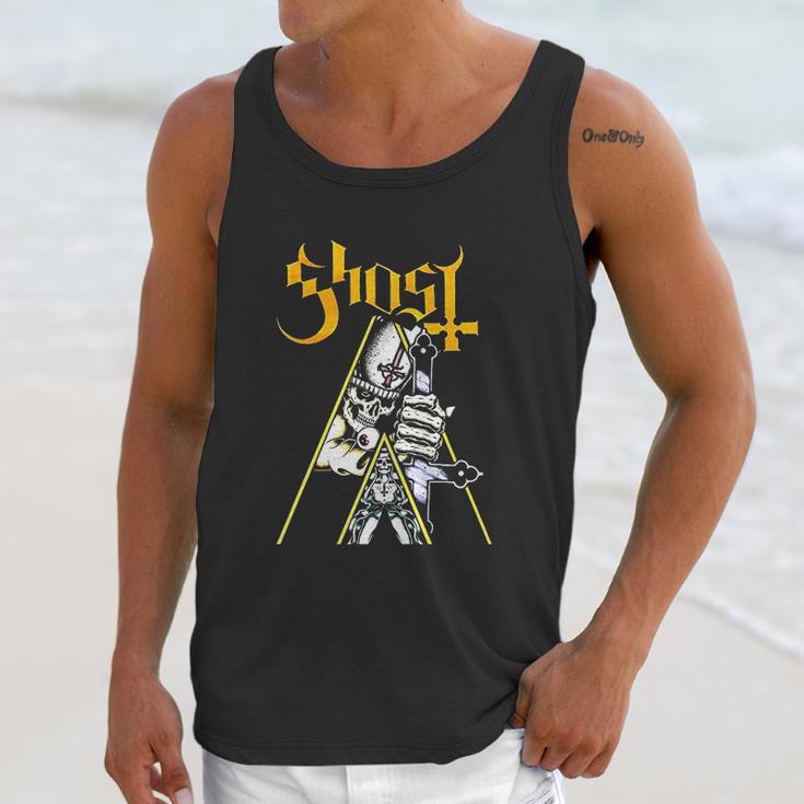 Kopink Ghost Skulls Bc Clockwork Ghost Unisex Tank Top Gifts for Her