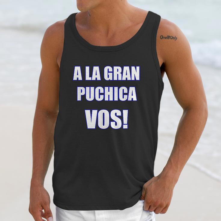 A La Gran Puchica Vos Spanish Slang El Salvador Unisex Tank Top Gifts for Her