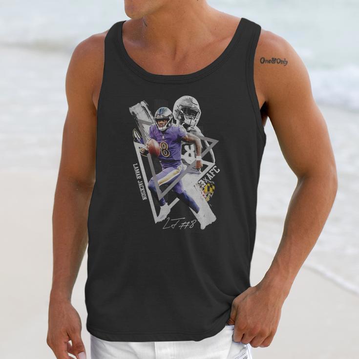 Lamar Jackson 8 Afc Signature Shirt Unisex Tank Top Gifts for Her