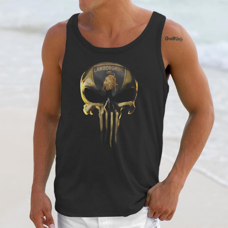 Lamborghini Skull V1 T-Shirt Hoodies And More Unisex Tank Top Gifts for Her