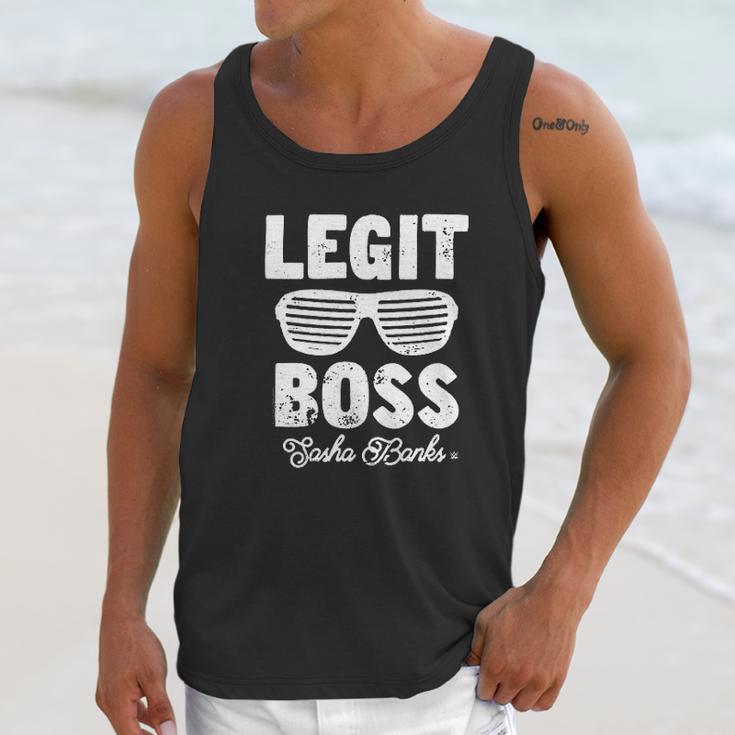 Legit Boss Sasha Banks Unisex Tank Top Gifts for Her