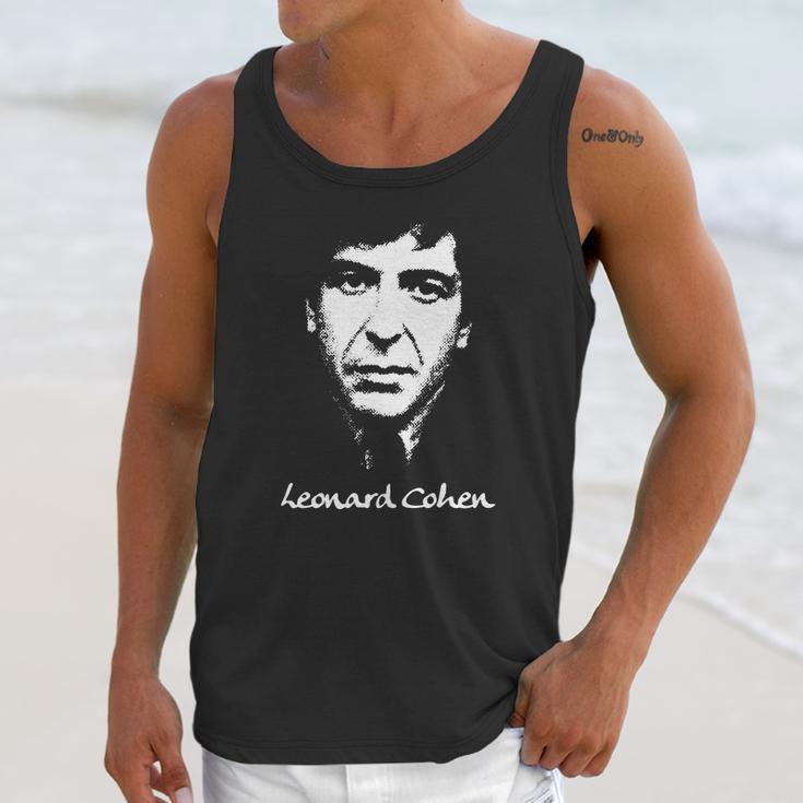 Leonard Cohen Tshirt Unisex Tank Top Gifts for Her