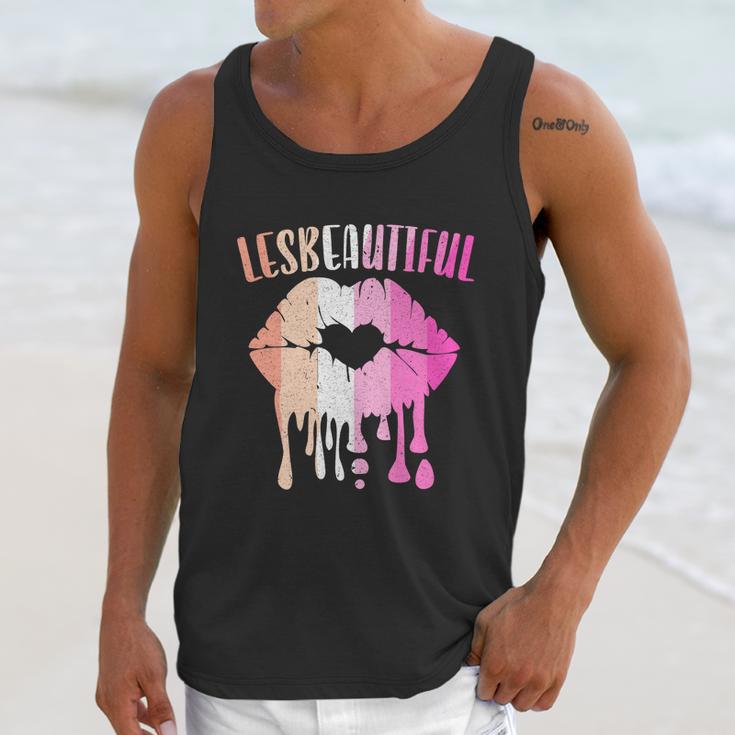 Lesbeatiful Lesbian Lgbtq Member Sexual Diversity Pride Cute Gift Graphic Design Printed Casual Daily Basic Unisex Tank Top Gifts for Her