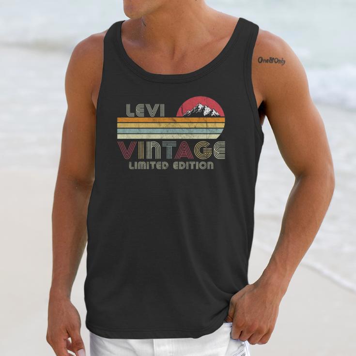 Levi Name Gifts Vintage Limited Edition Birthday Outfit Unisex Tank Top Gifts for Her