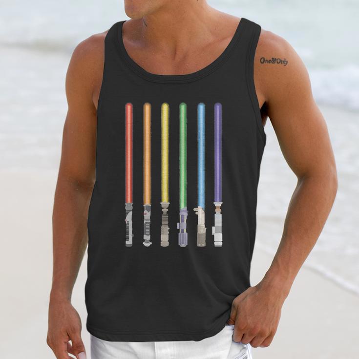 Lgbt Light Sword Pride Saber Ally Lgbtq Graphic Design Printed Casual Daily Basic Unisex Tank Top Gifts for Her