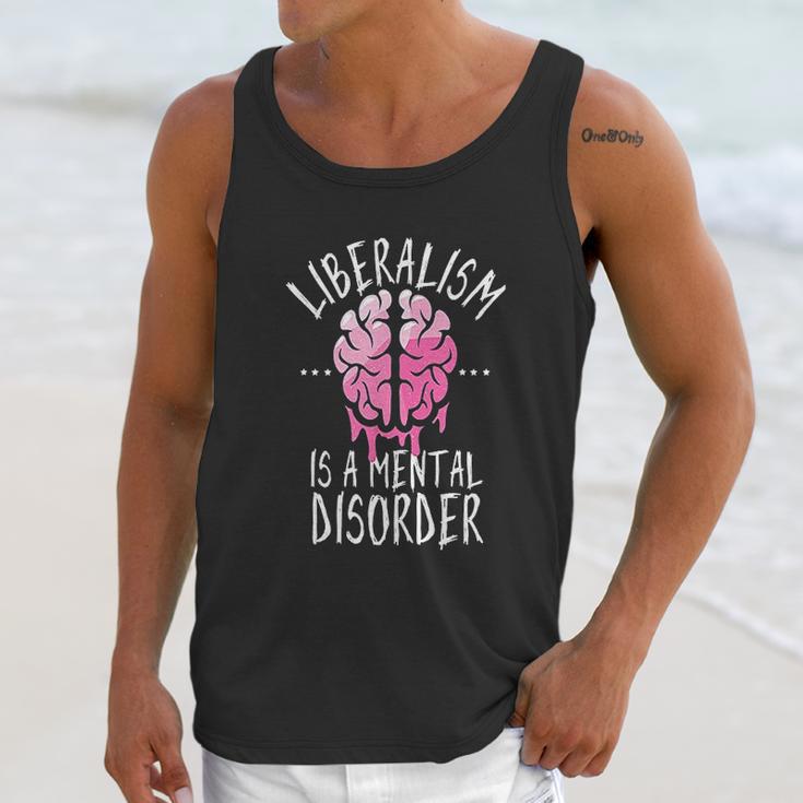 Liberalism Is A Mental Disorder Funny Unisex Tank Top Gifts for Her