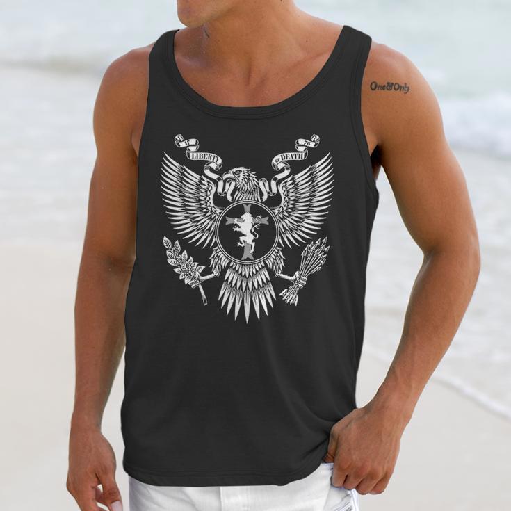 Liberty Or Death - Templar Unisex Tank Top Gifts for Her