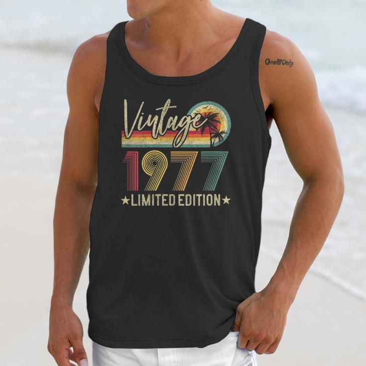 Limited Edition 1977 44Th Birthday Gift 44 Years Old Vintage Unisex Tank Top Gifts for Her