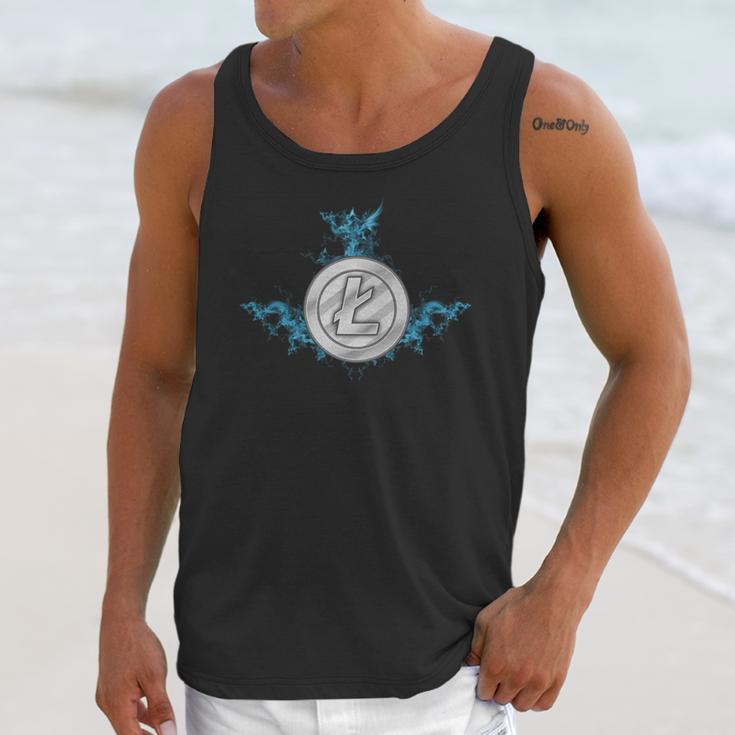 Litecoin Explosion Unisex Tank Top Gifts for Her