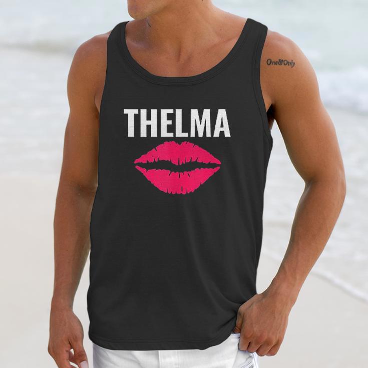 Thelma Lip Unisex Tank Top Gifts for Her