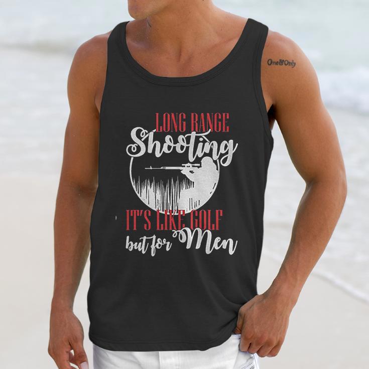 Long Range Shooting Like Golf Funny Unisex Tank Top Gifts for Her