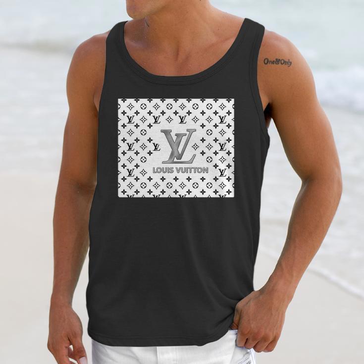 Louis Vuitton Shirt Pattern Lv Pattern White Tee 252 Unisex Tank Top Gifts for Her