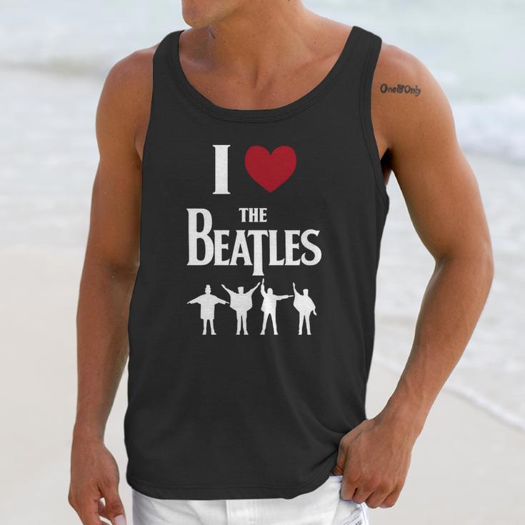 I Love The Beatles Unisex Tank Top Gifts for Her