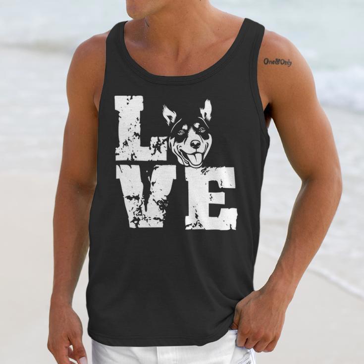 Love Dog Australian Kelpie Unisex Tank Top Gifts for Her