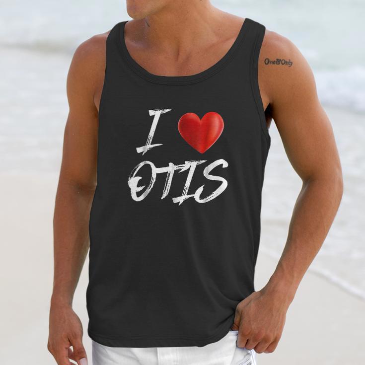 I Love Heart Otis Unisex Tank Top Gifts for Her