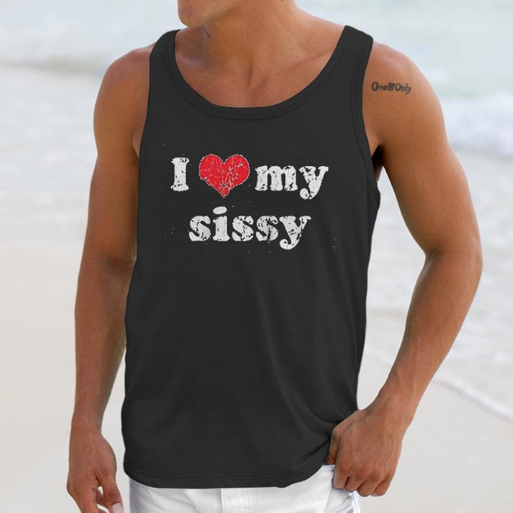 I Love Heart My Sissy Unisex Tank Top Gifts for Her