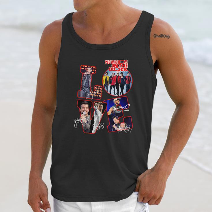 Love New Kids On The Block All Signature Unisex Tank Top Gifts for Her