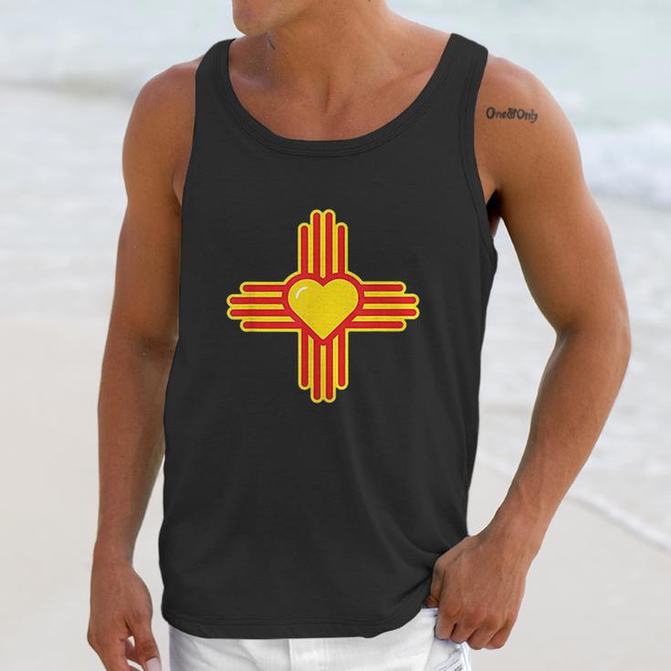 I Love New Mexico Heart Zia Symbol Of Nm Unisex Tank Top Gifts for Her