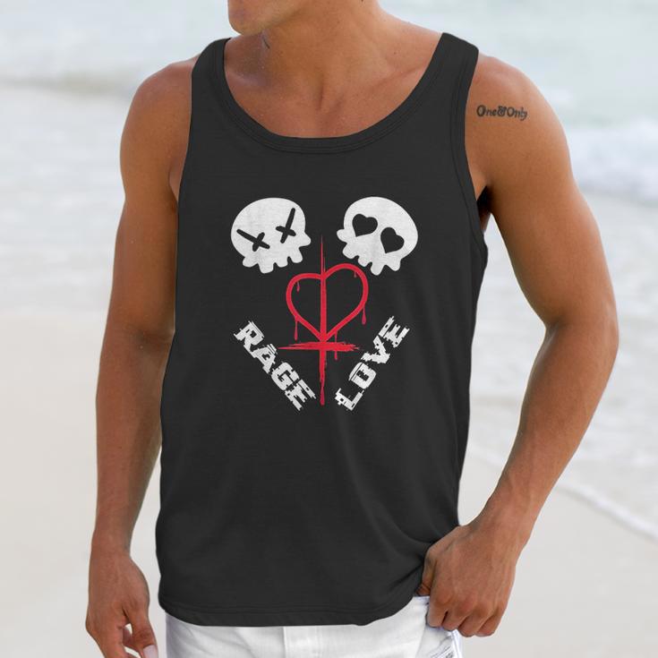 Love And Rage Emo Or Teenager Unisex Tank Top Gifts for Her