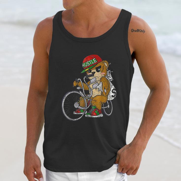 Lowrider Teddy Bear Hip Hop Lover Entrepreneur Gift Unisex Tank Top Gifts for Her