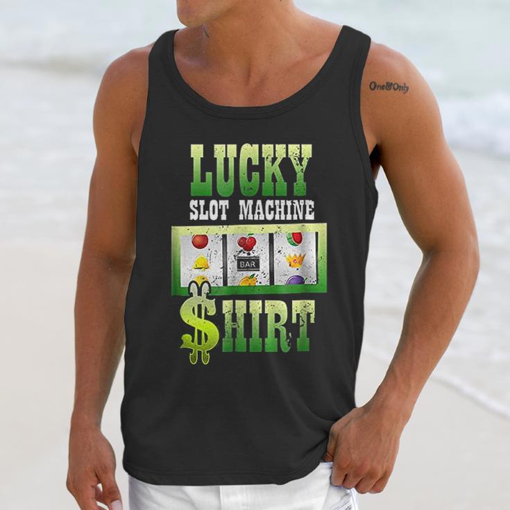 Lucky Gambling | Slot Machine Gift Unisex Tank Top Gifts for Her