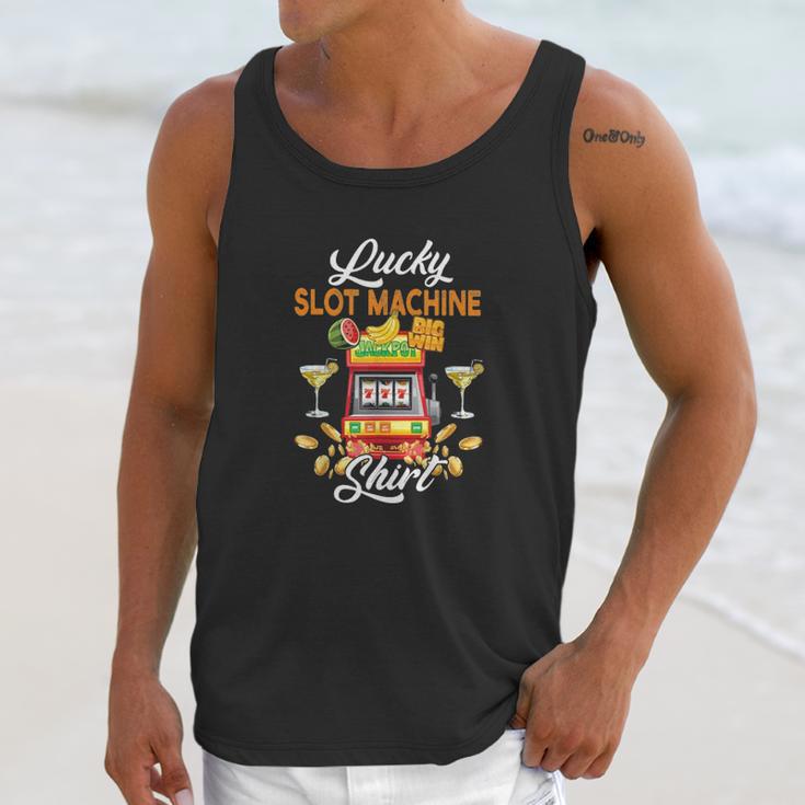 Lucky Slot Machine Unisex Tank Top Gifts for Her