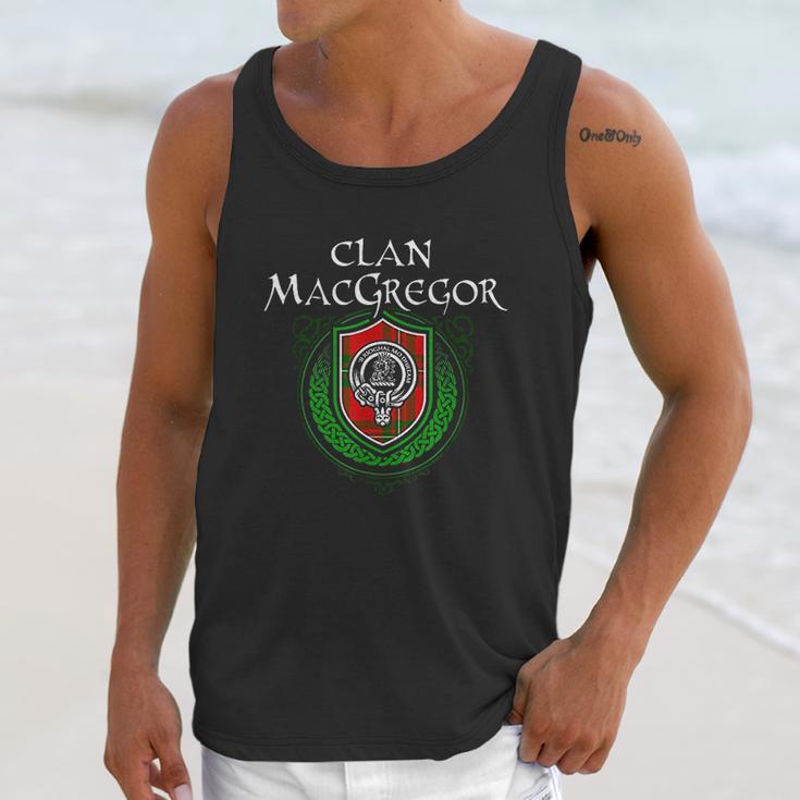 Macgregor Surname Scottish Clan Tartan Crest Badge Unisex Tank Top Gifts for Her