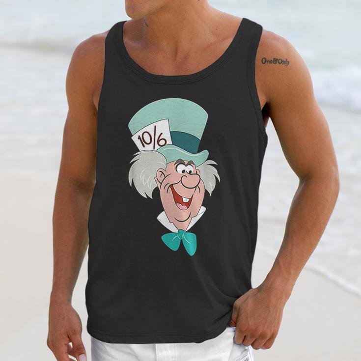 Mad Hatter Big Face Unisex Tank Top Gifts for Her