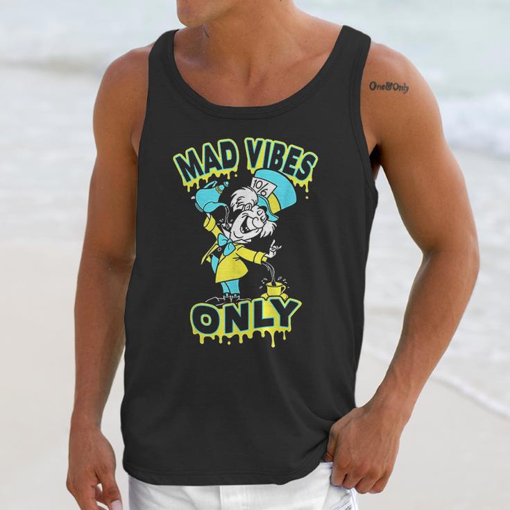 Mad Hatter Mad Vibes Only Unisex Tank Top Gifts for Her