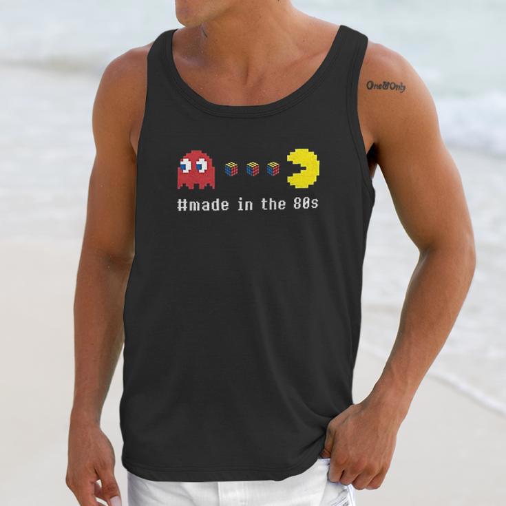 Made In The 80S Rubiks Pacman Unisex Tank Top Gifts for Her