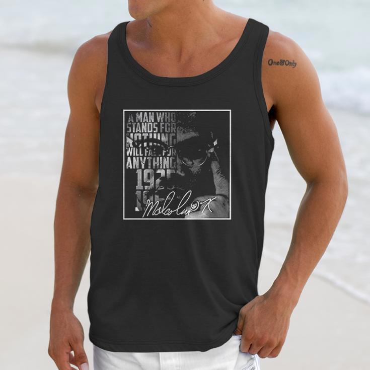 Malcolm X Signature Unisex Tank Top Gifts for Her