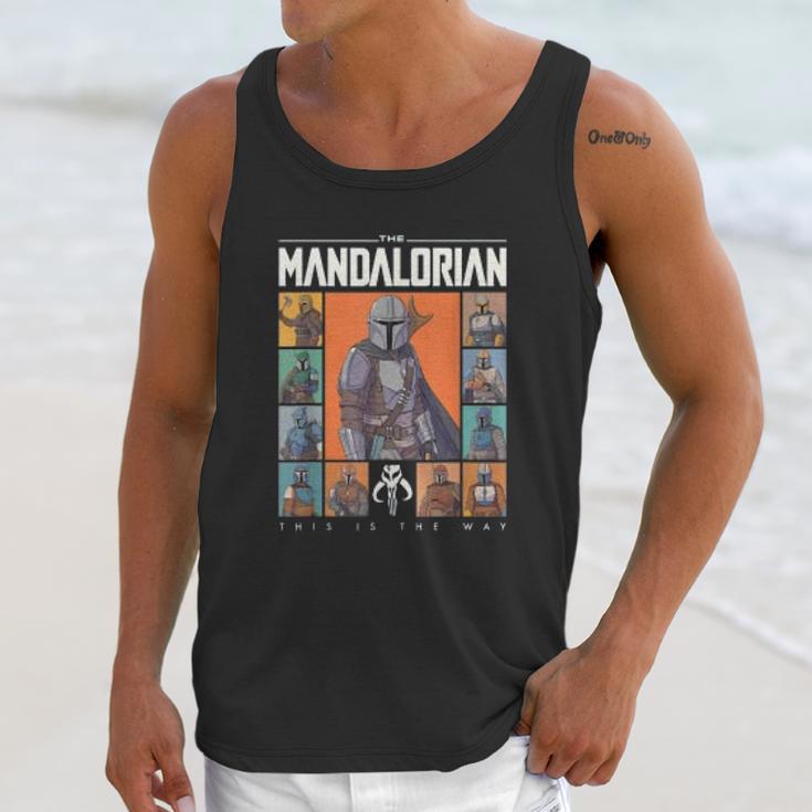 The Mandalorian Character Grid This Is The Way Unisex Tank Top Gifts for Her