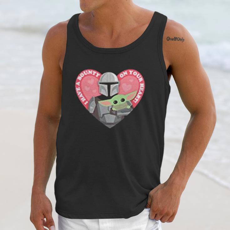 The Mandalorian The Child I Have A Bounty On Your Heart Unisex Tank Top Gifts for Her