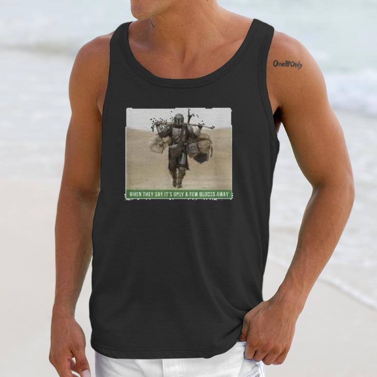 The Mandalorian And The Child Funny Meme Unisex Tank Top Gifts for Her