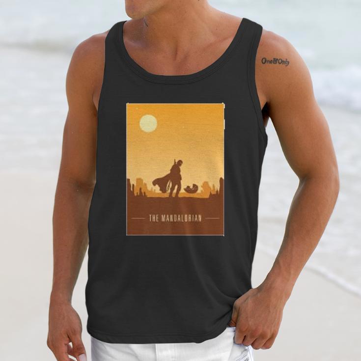 The Mandalorian And The Child Poster Unisex Tank Top Gifts for Her