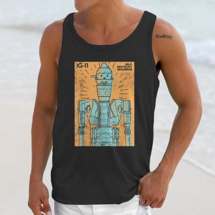 The Mandalorian Ig 11 Self Destruct Sequence Unisex Tank Top Gifts for Her