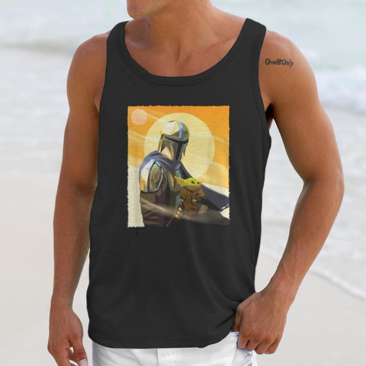 The Mandalorian Mando And The Child Clan Of Two Unisex Tank Top Gifts for Her