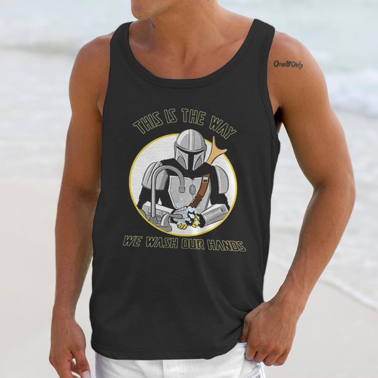 Mandalorian This Is The Way We Wash Our Hands Unisex Tank Top Gifts for Her