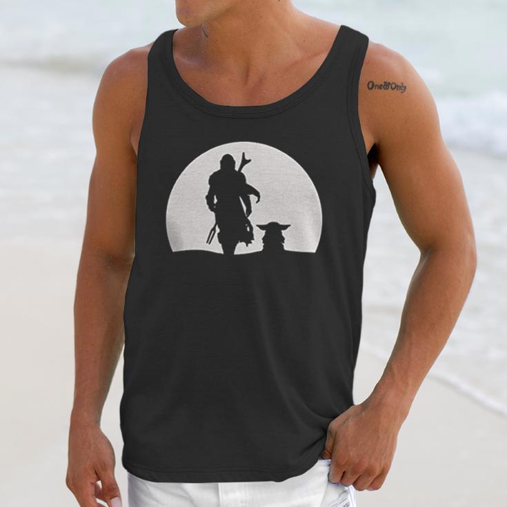 Mando Moon Mandalorian Unisex Tank Top Gifts for Her