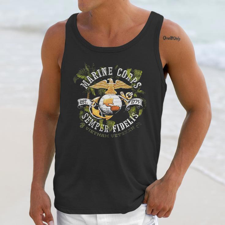 Marine Corps Usmc Vietnam Vet Unisex Tank Top Gifts for Her