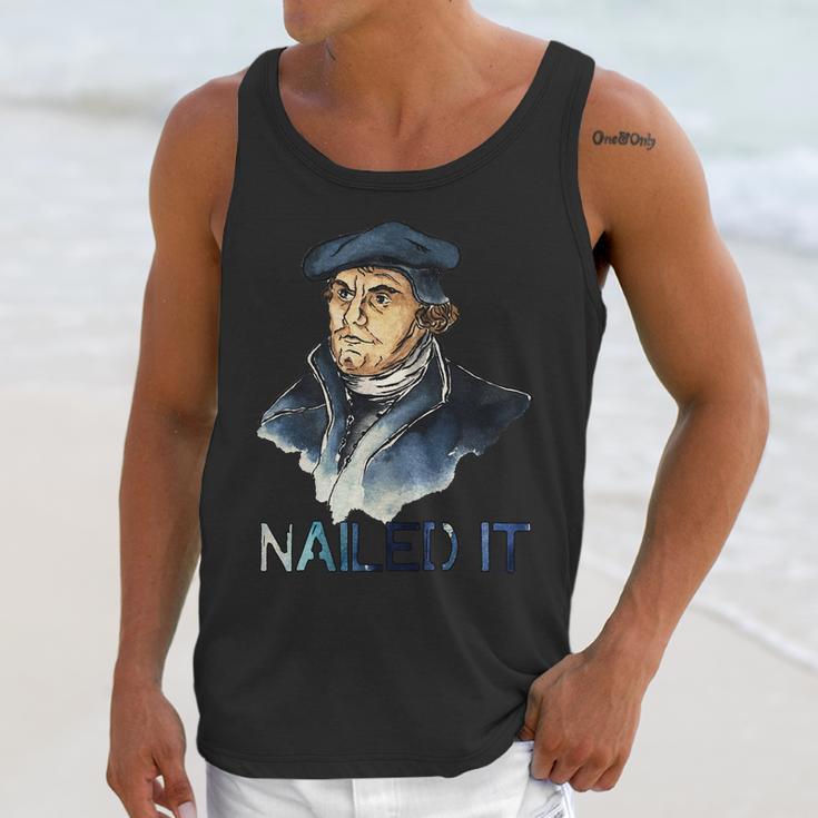 Martin Luther Nailed It Paint Stroke Unisex Tank Top Gifts for Her