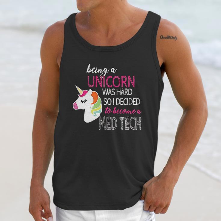 Med Tech Lab Medical Technician Unicorn Unisex Tank Top Gifts for Her