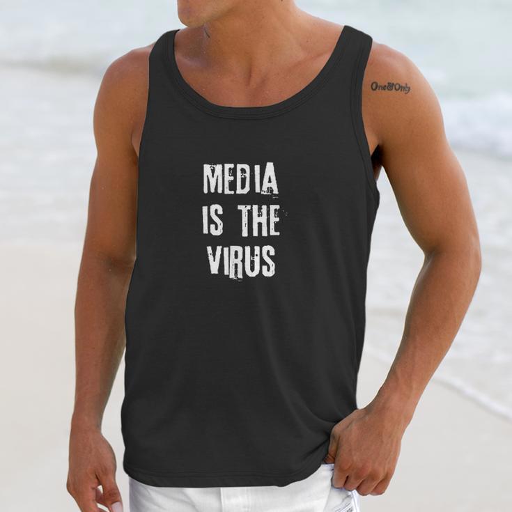 The Media Is The Virus Unisex Tank Top Gifts for Her