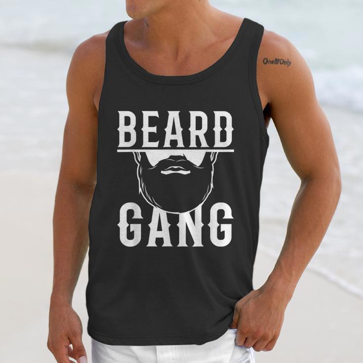 Mens Beard Gang Funny Bearded Man Male Facial Hair Unisex Tank Top Gifts for Her