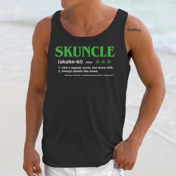 Mens Skuncle Definition - Funny Gift For Marijuana Weed Fun Uncle T-Shirt Unisex Tank Top Gifts for Her